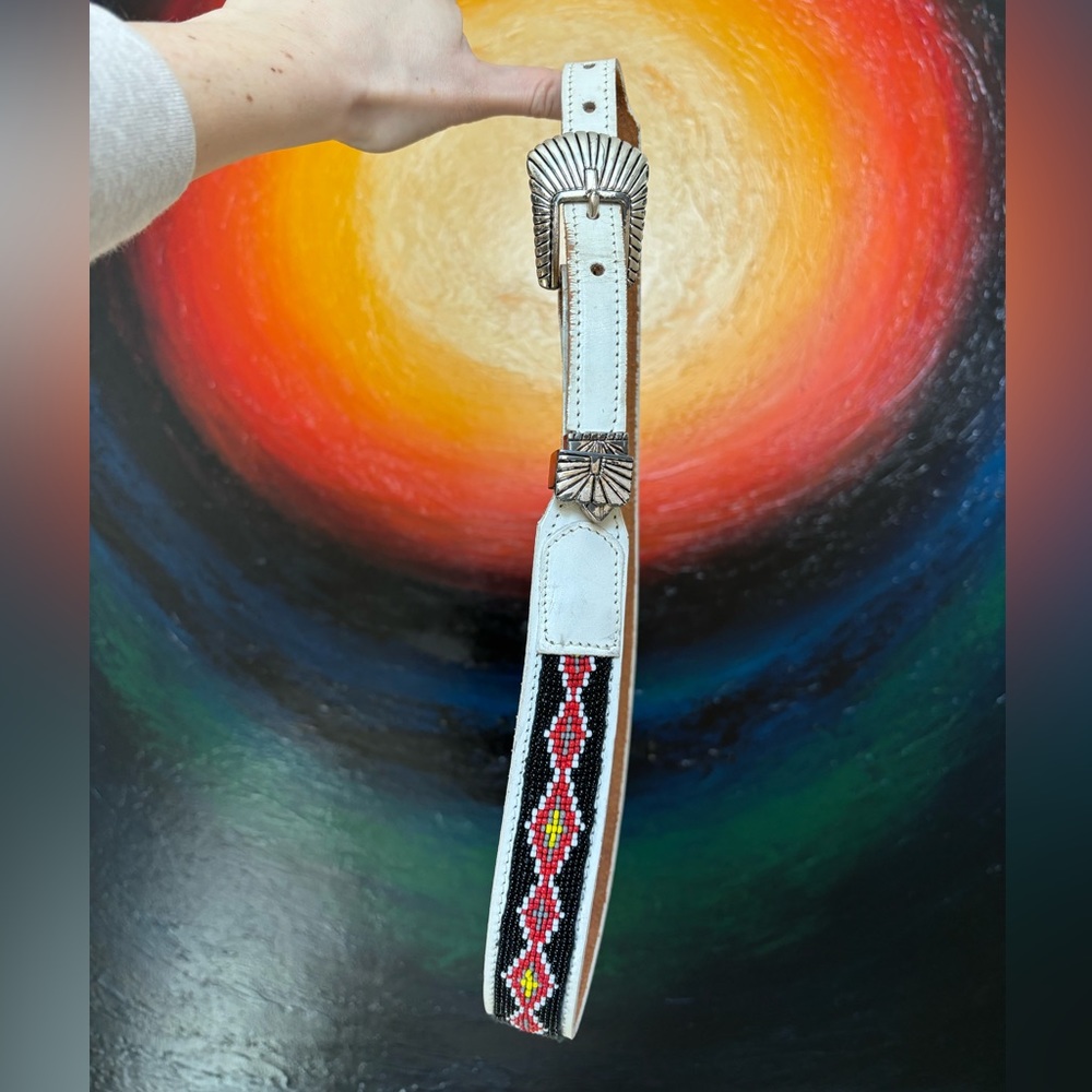 🍒 [VINTAGE] Beaded Western Belt
